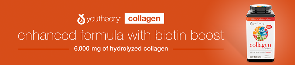 Bổ sung Collagen giúp phục hồi da tóc và móng với Youtheory Collagen Plus Biotin 390 Tablets