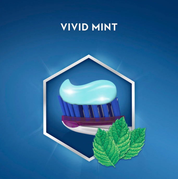 Kem đánh răng Crest 3D White Ultra Whitening Toothpaste Vivid Mint 158g