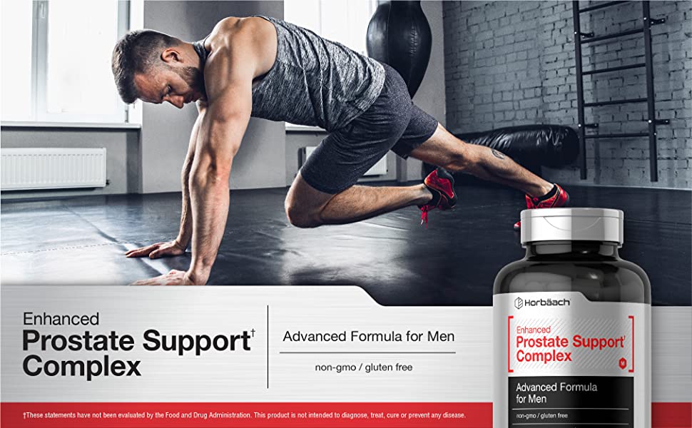 Bổ sung tăng cường tuyến tiền liệt cho nam giới với Horbäach Prostate Health Herbal Complex for Men 200 Capsules