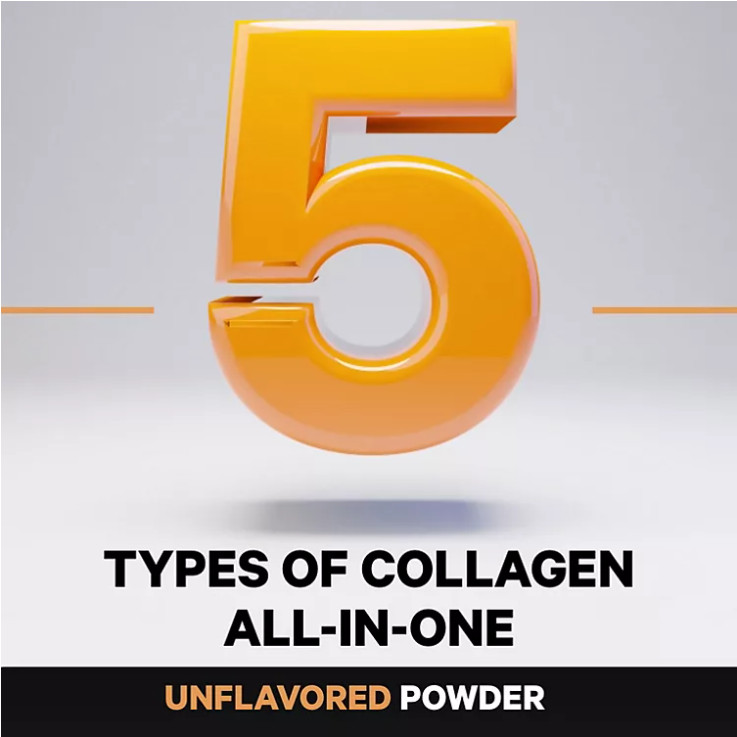 Bổ sung collagen cao cấp thủy phân với Codeage Hydrolyzed Multi Collagen Peptides 600 gram